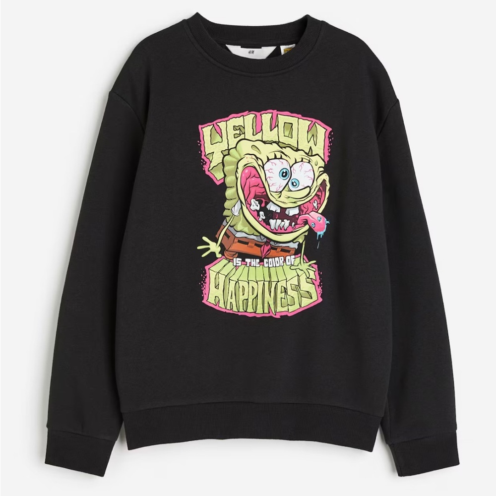 Kid’s H&M Spongebob Printed Sweatshirt - Size 16/18 or XL